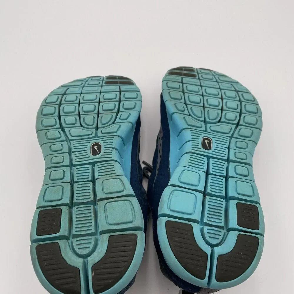 Nike Free Powerlines‎ II 2 Aqua Blue Grey Size 11 Rare Athletic Shoe Sneaker